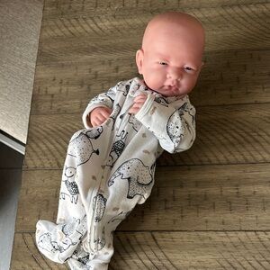 Adorable Elephant Print Kids One Piece